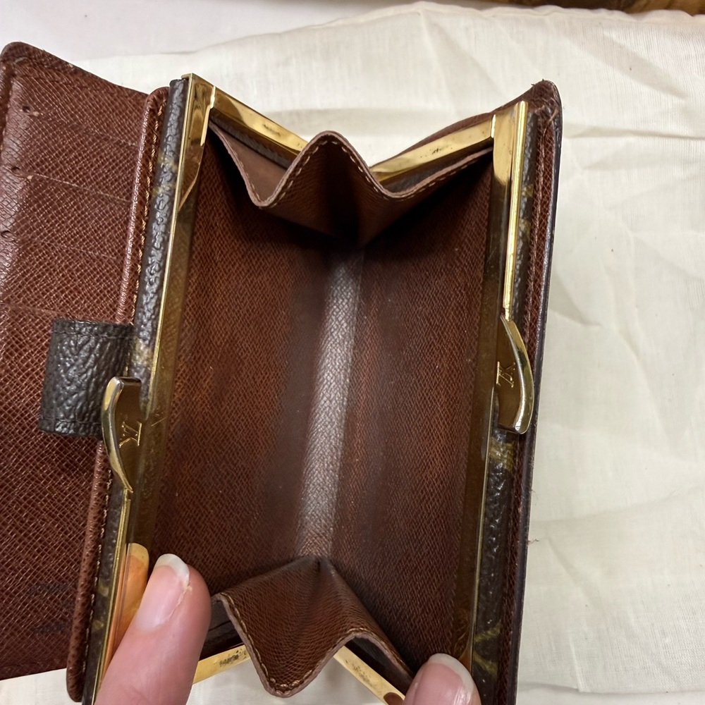 Louis Vuitton Dark Brown Monogram Wallet - Picture 6 of 14